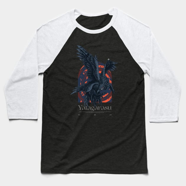 Yatagarasu Baseball T-Shirt by fadramd